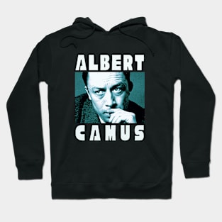 Albert  camus portrait art Hoodie